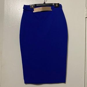 Gold buckle Pencil skirt